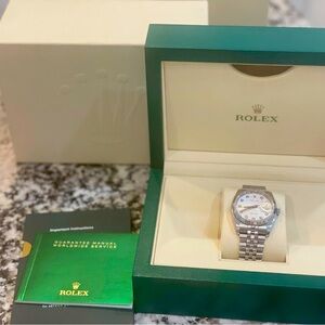 Oyster Perpetual Datejust Rolex model# 116234 with diamonds